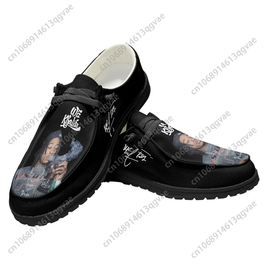 Wiz American Rapper Khalifa Singer Casual Shoes Flat Shoe Men Woman Breathable Outdoor Lightweight Footwear Custom Made Shoes 2