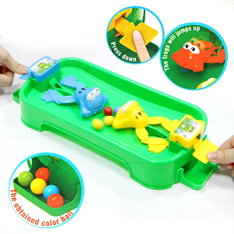 Children's Fun Toy Frog Eat Bean Crazy Greedy Little Frog Eat Bean Ball Bean Girl Parent-Child Boy 3
