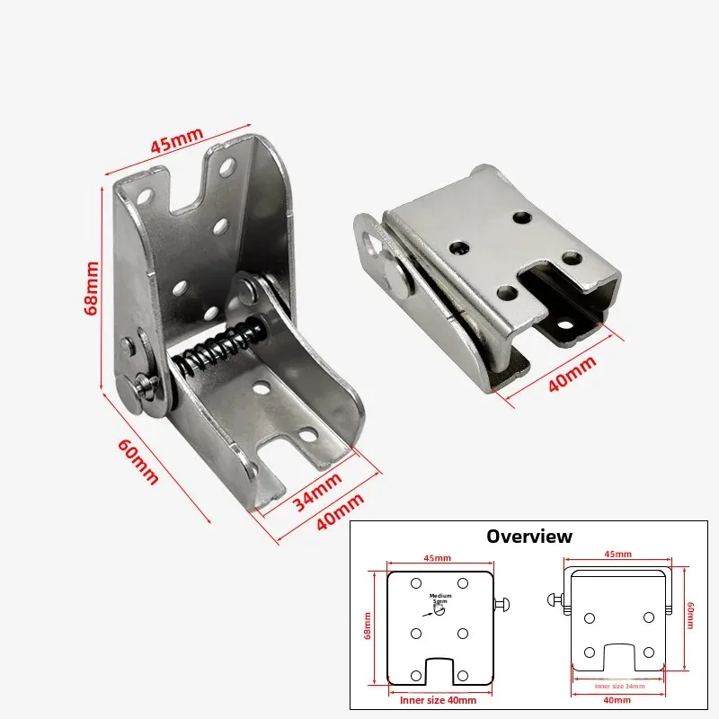 Foldable Table Leg Hinge Connector Piece Book Desk 90 Degree Self Locking Foldable Table Leg Bracket Hardware Accessories