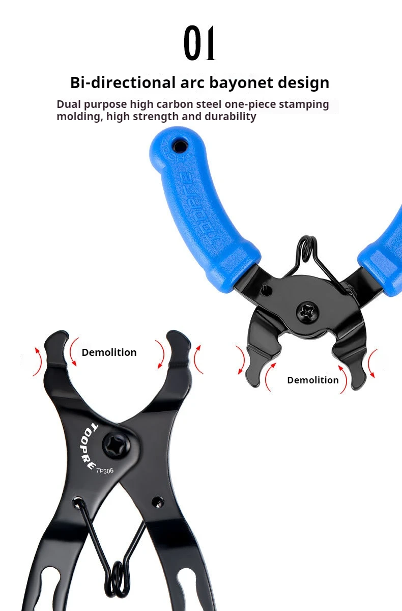 Mini-Fahrradketten-Schnellverbindungs-Werkzeug, Kettenklemme, Reparaturwerkzeug, Zange, Mini-Mountainbike-Schnellmontage-Zange, Fahrradzubehör – Detail 6