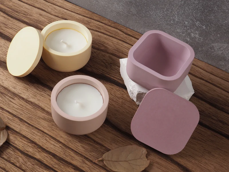 Description Picture 5 of itemDIY Aromatherapy Candle Silicone Mold Cement Plaster Candle Cup Ornaments Mould Handmade Crystal Drop Glue Decoration Molds