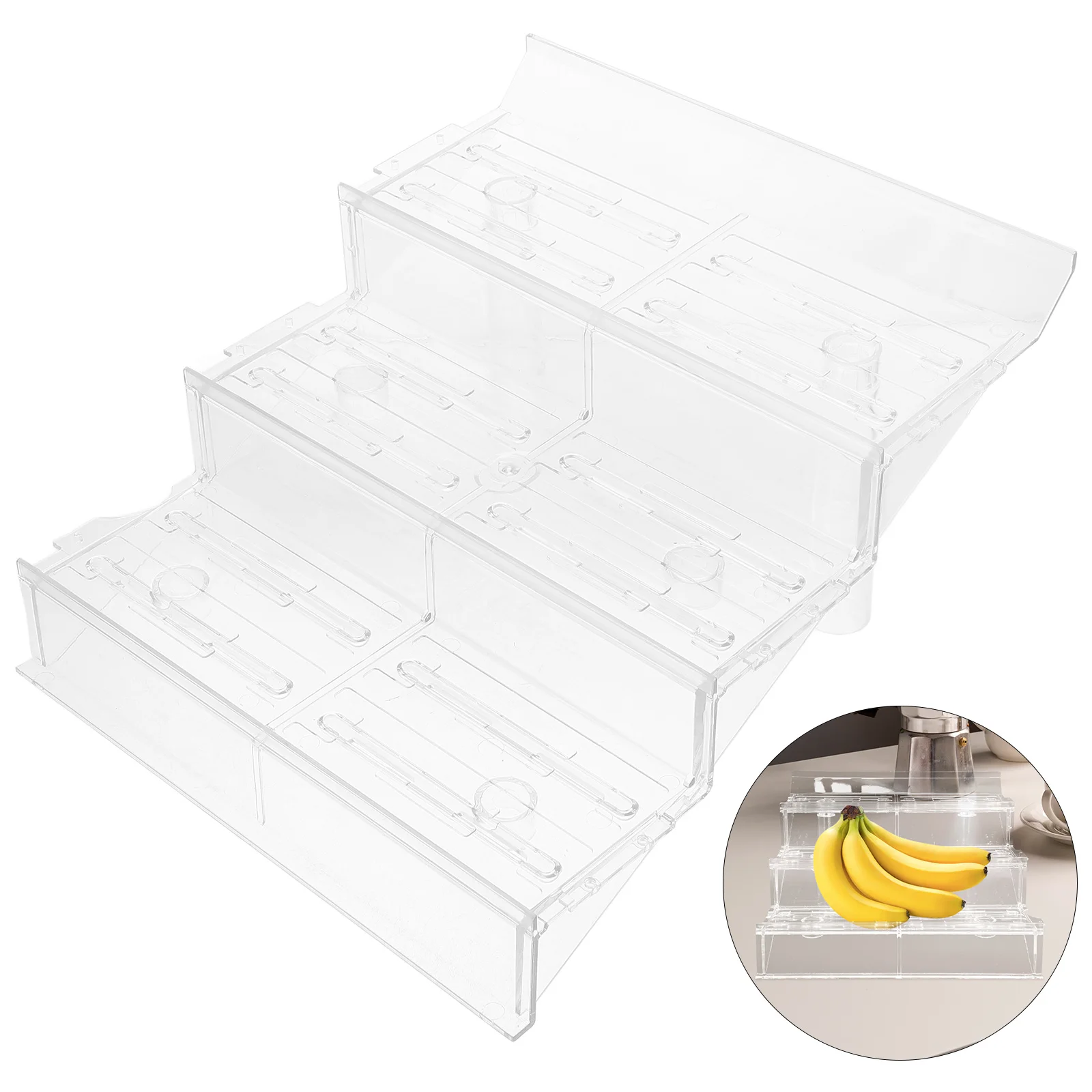 Freezer Display Stand Dessert Stands Holder Cake Transparent Plastic Risers for