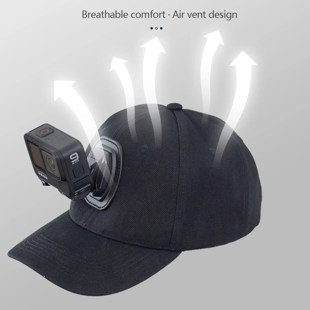 Sports Cameras Accessories Cap for Gopro|insta360|sjcam Camera Holder Hat Baseball Cap for Action Photography Easy Mount Sun Hat