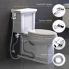 Handheld Bidet Toilet Sprayer Set Stainless Steel Bidet Faucet Wall Mounted Toilet Spray Gun Bathroom Shower Head Self Cleaning 2