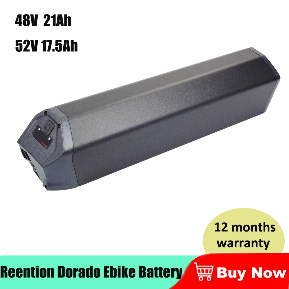 

Reention Dorado Plus Max 36v 48V 13Ah 17.5Ah 20Ah 21Ah Intube Battery Pack Semi Hidden Batte for NCM X-Class Ebike with Charger