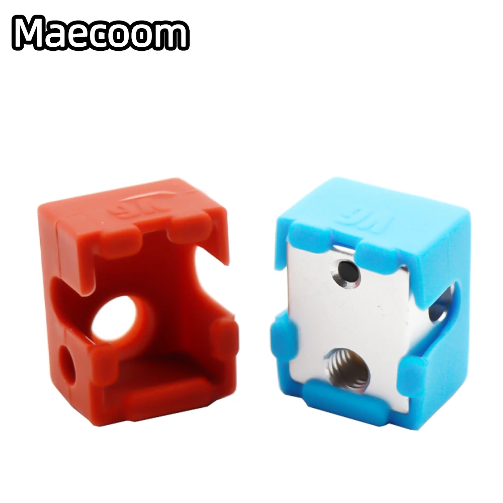 가열 블록 보호 실리콘 양말 커버 케이스, 가열 블록 보온 커버, Reprap 3D 프린터 부품용, E3D V6, 5 개, 10 개