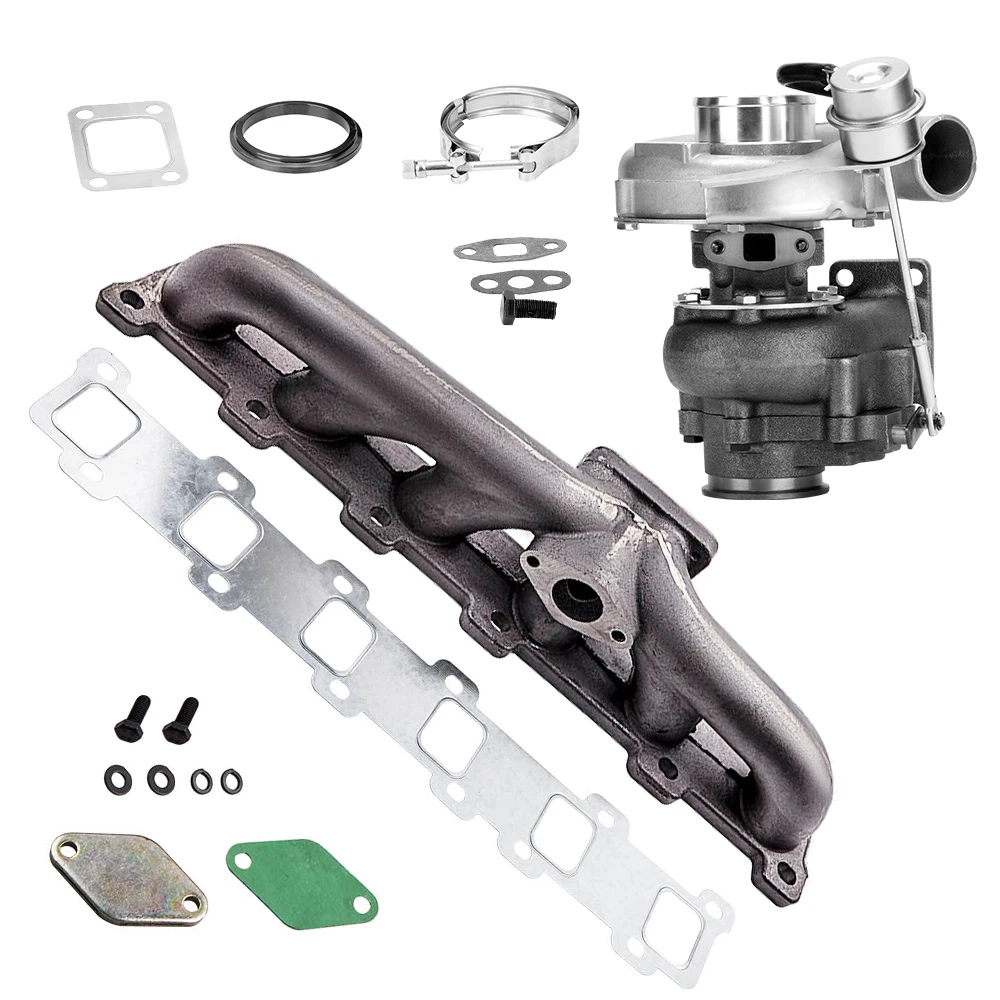 Turbocompressore E Collettore Turbo Per Nissan Patrol Gr Gq Y60 4.2L Tb42S Tb42E