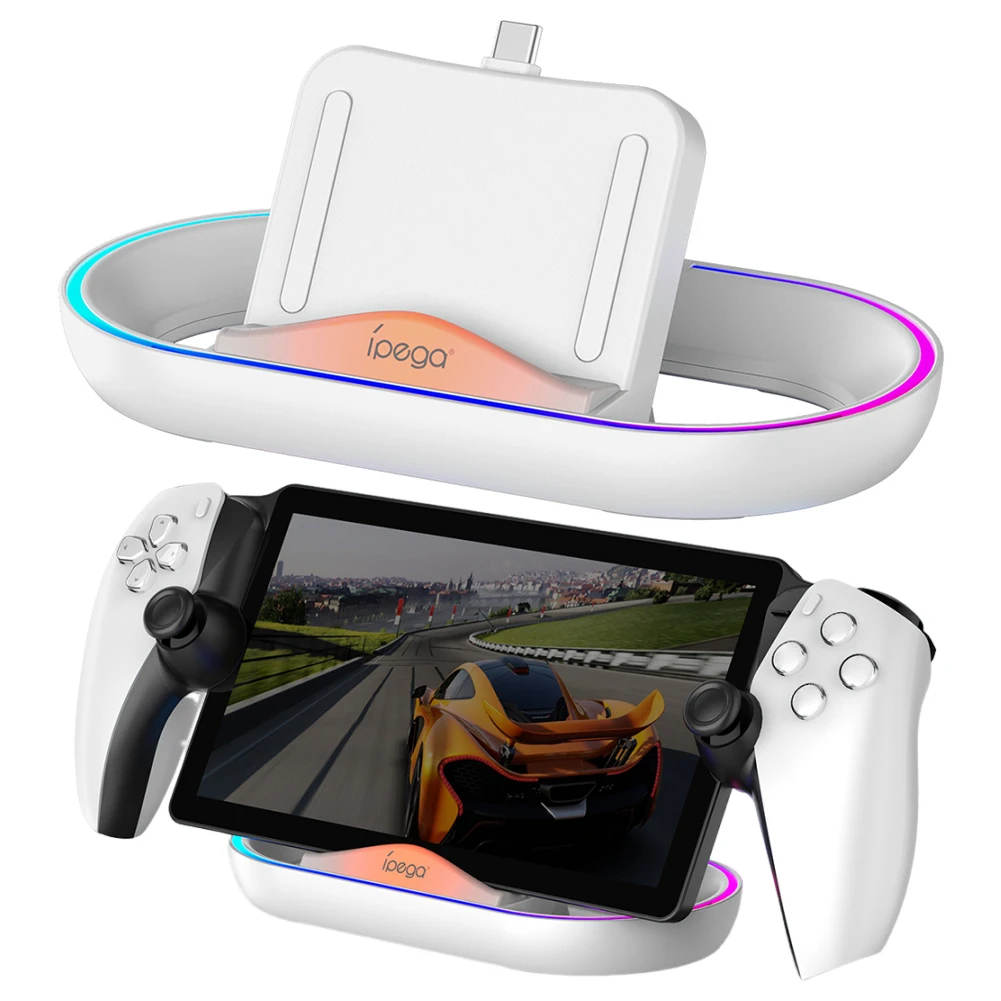 Supporto Di Ricarica Con Cavo Di Ricarica Stazione Di Ricarica Dock Station Di Ricarica Portatile Per Playstation Portal Ps5 Console Di Gioco Portale