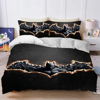 סט כיסוי ראש קומיקס Gotham City B-BatmanS עשוי מכותנה רכה, 3 חלקים, נוח לקיץ, מתאים לסטודנטים בבית 3