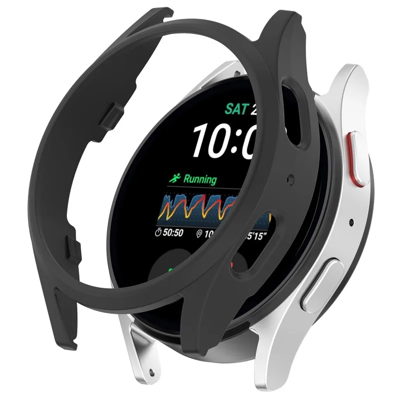 Enhanced Protective PC Case for Galaxy Watch - Durable Half Cover Bumper Accessories