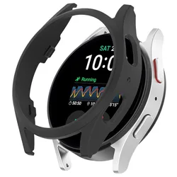 Enhanced Protective PC Case for Galaxy Watch - Durable Half Cover Bumper Accessories (Black)