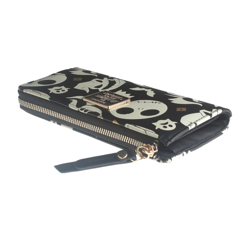 Disney the Nightmare before Christmas Embossed Wallet Fashion Personalized Card Holder Coin Purse