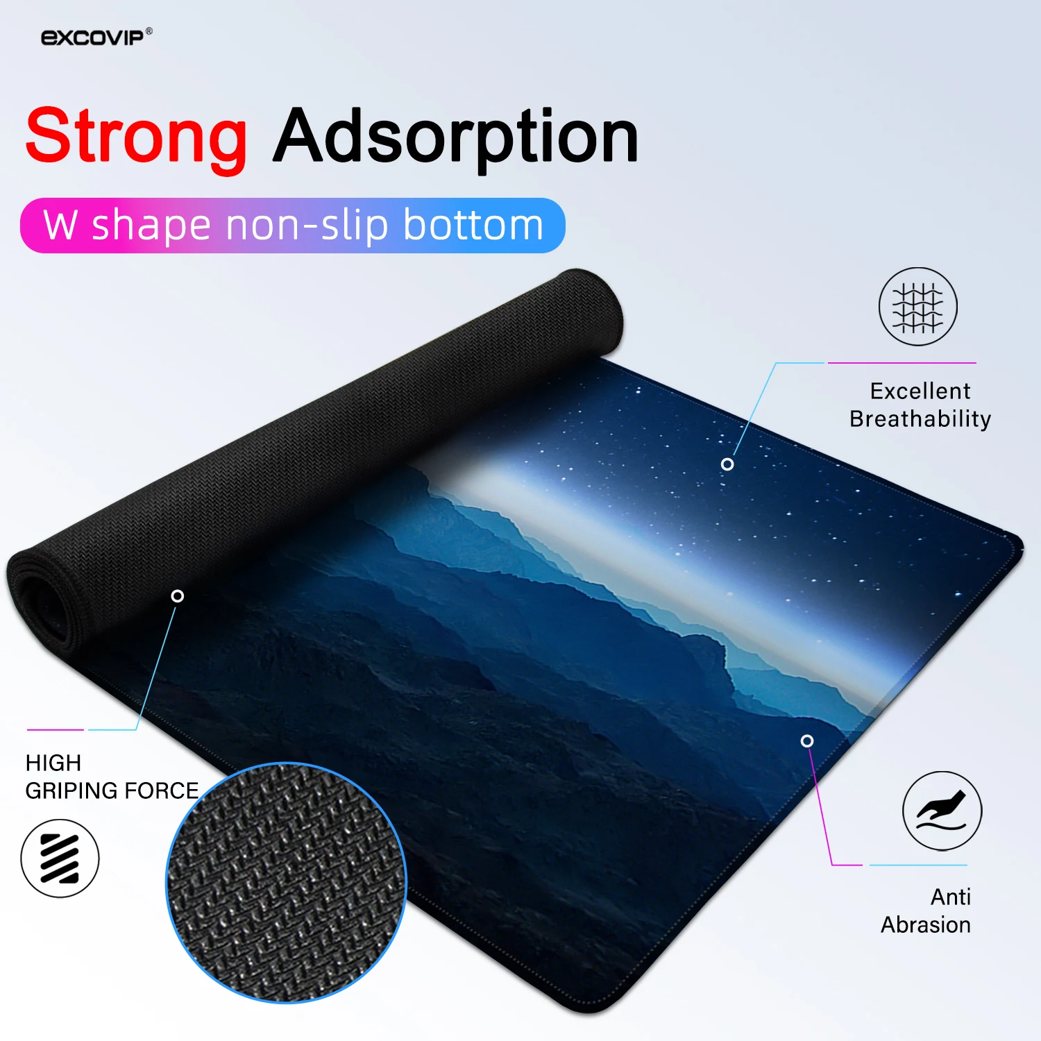 Large Gaming Mouse Pad with Stitched Edge Extended Computer Desk Mat for Office Home mouse pad,gaming mousepad,computer desk mat
