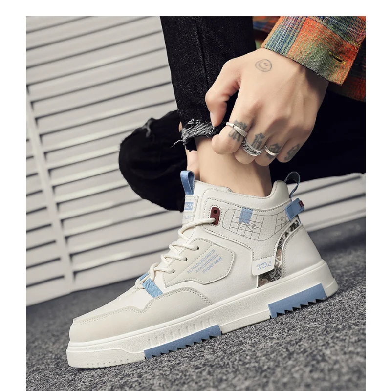 2023 New Men Summer Breathable Sneakers Fashion Casual Designer Platform  Shoes Comfortable High Top Shoes Tennis Shoes for Men