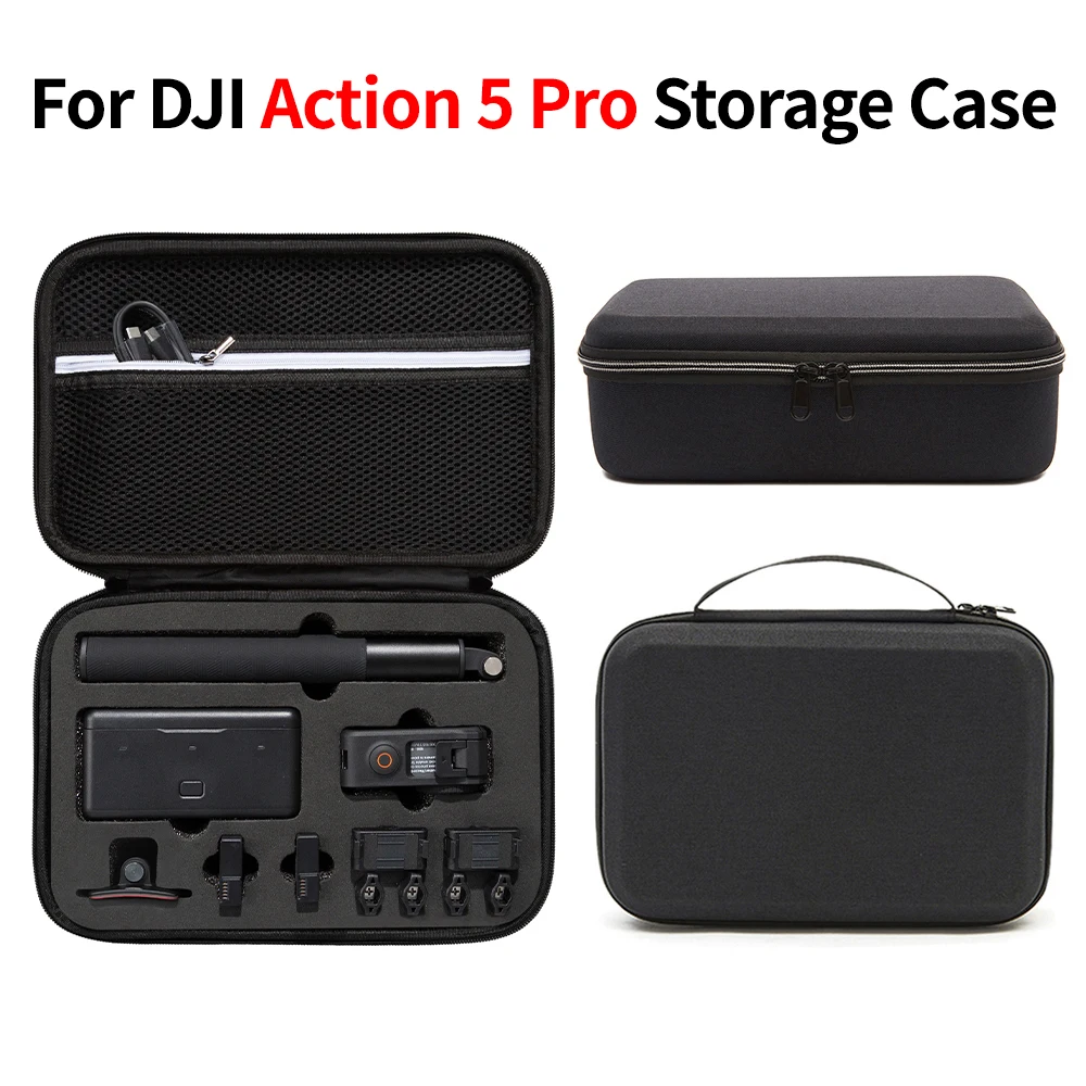 DJI Osmo Action 5 Pro Storage Bag Sports Camera Protection Portable Travel