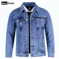 Veste en jean décontractée pour homme – Grande vente de la saison – Style coréen tendance – Printemps, automne, hiver – Coton flanelle épais pour jeunes et étudiants 1