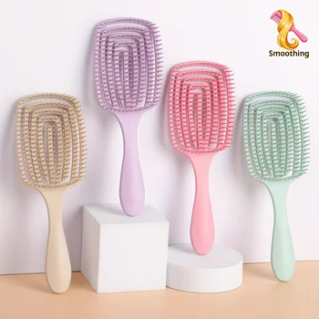 Soft Bristle Detangling Hair Comb Brush 1