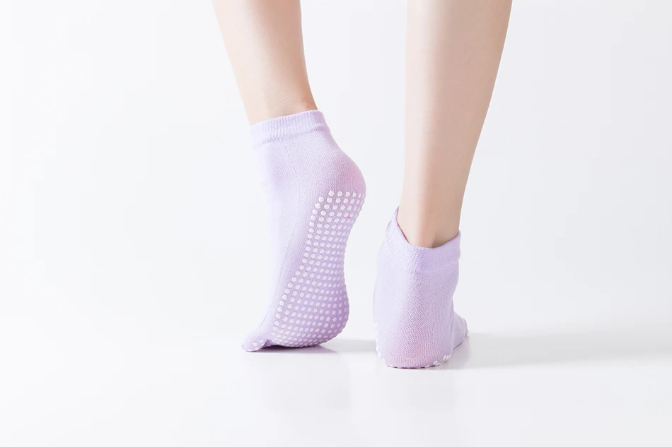 WOSWEIR 1 Pair Women Sports Yoga Socks Five Finger Slipper Anti Slip Lady Pilates Ballet Heel Professional Dance Protector 5 S9d92878b8b8b441ea9cd1da0c19d9ed1F