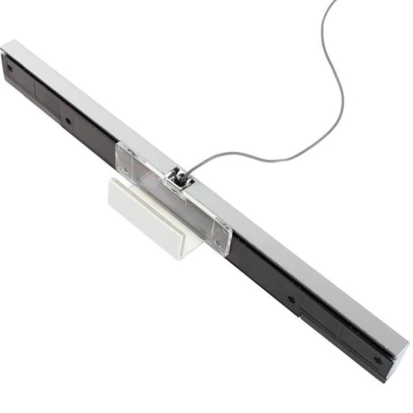 적외선 IR 신호 레이 유선 수신기, USB 플러그 센서 바 교체, 닌텐도 윌 원격 게임 콘솔용, 100 개