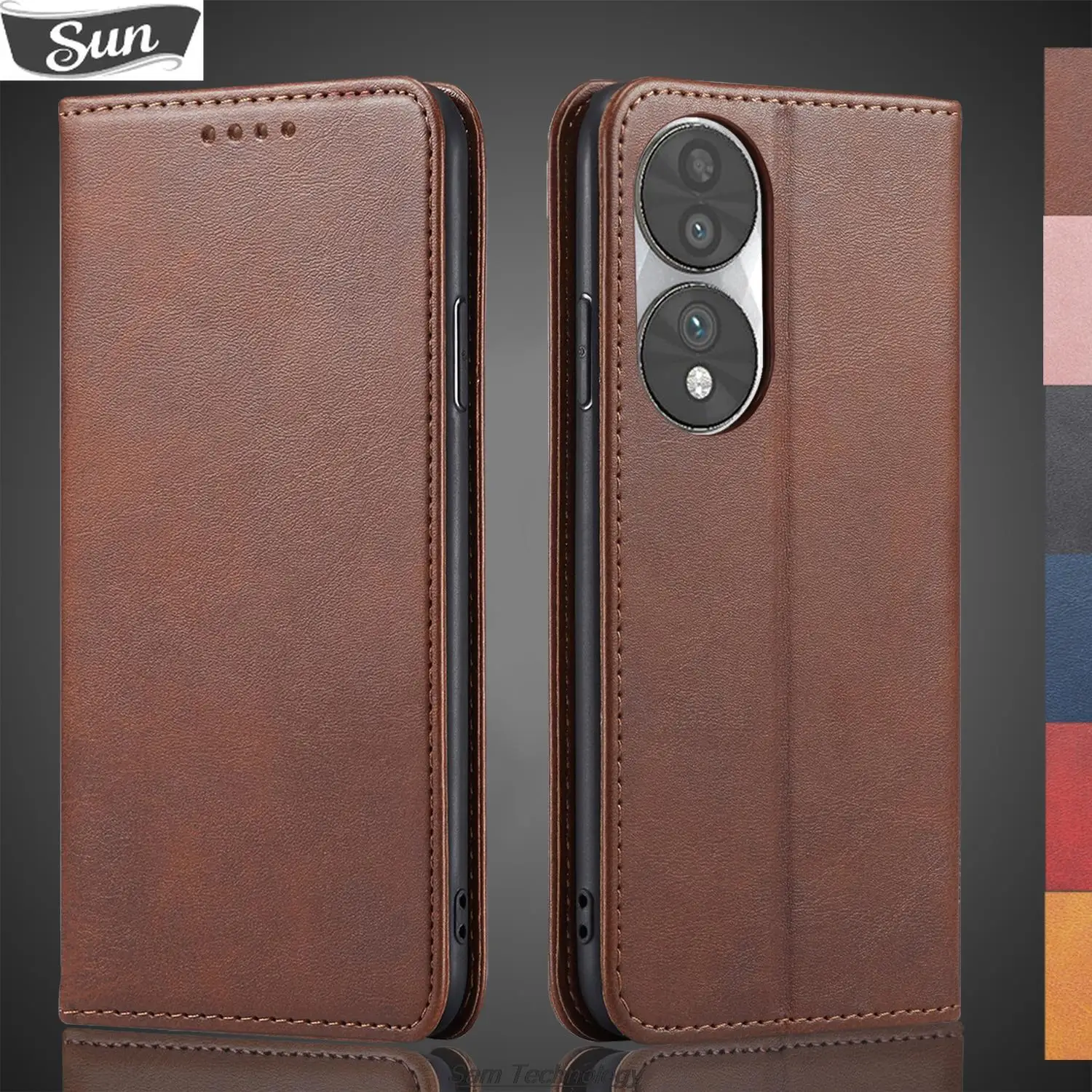 

Магнитный кожаный чехол для Huawei Honor 70 Honor70 6,67 дюйма, чехол-кобура с откидной крышкой, кошелек, сумки для телефона, Fundas Coque