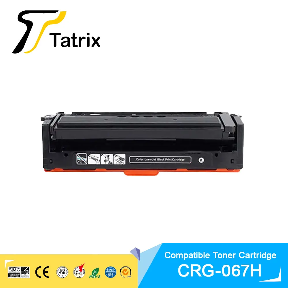 Tatrix Premium CRG067 CRG-067H 067H Compatible Color Toner Cartridge for Canon i-SENSYS MF651Cw/655Cdw/657Cdw MF656Cdw Printer