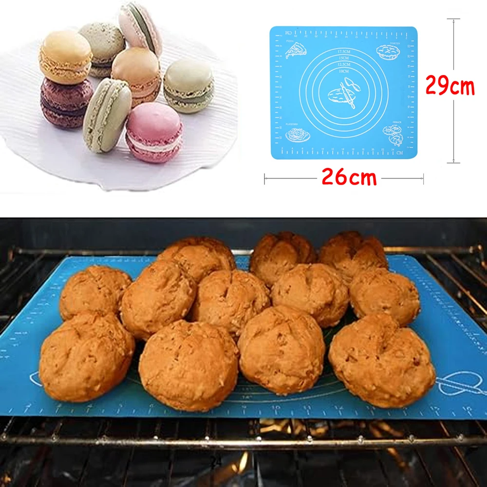 Silicone Baking Mat Kitchen Kneading Dough Mat Tools Rolling Dough Pizza  Non-stick Rolling Mats Pastry