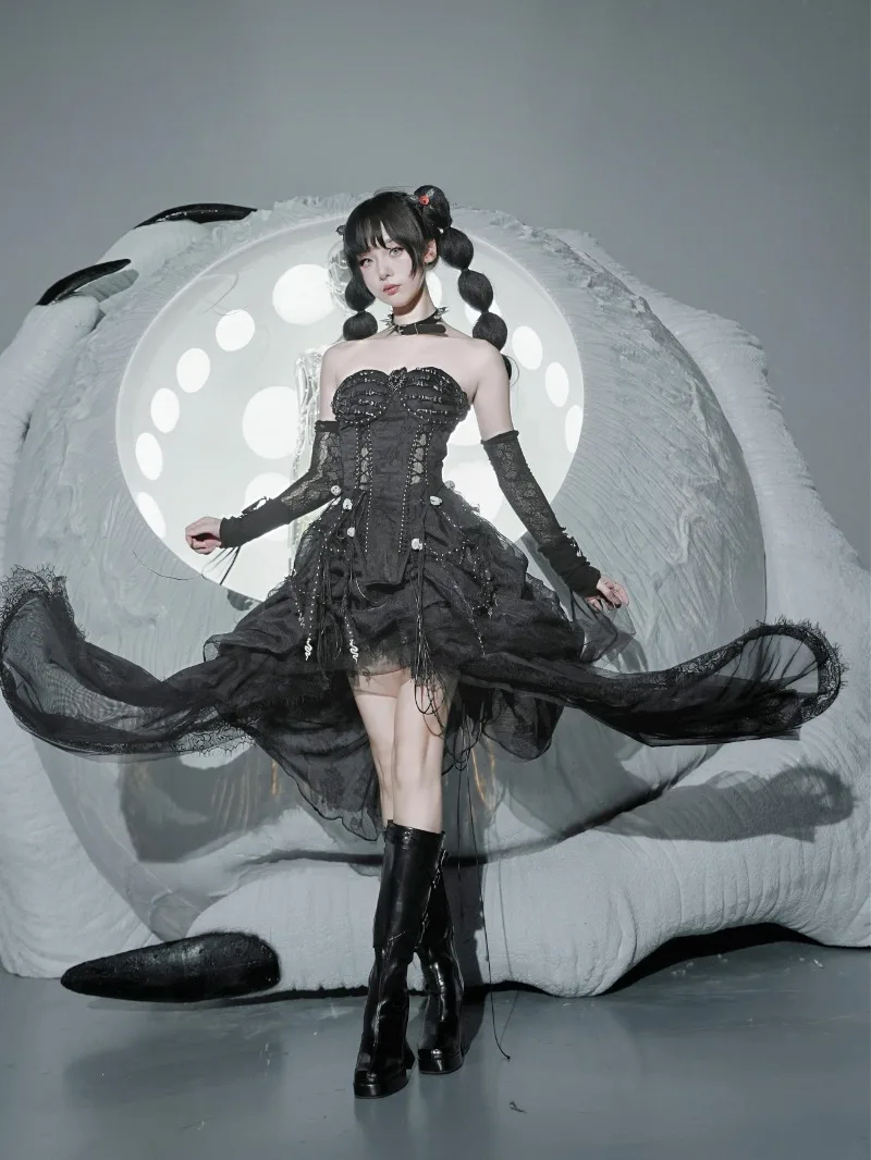 Baroque Cage Corset Harness ブラック Baroque Cage Corset Harness by Atelier Pierrot