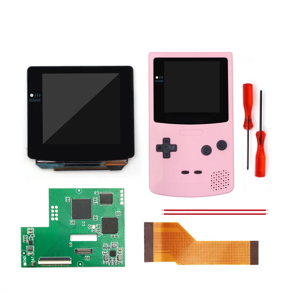 E-Ink Android Kit Touch Screen Ricaricabile Per GameBoy Color - Display ...