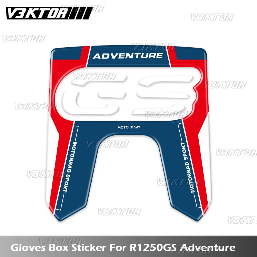 3D R1250GS Adventure Sticker Gloves Box Protection Decals For Rallye R 1250 GS Adventure R 1250GS ADV Motorcycle Rim Sticker Motorcycle Sticker