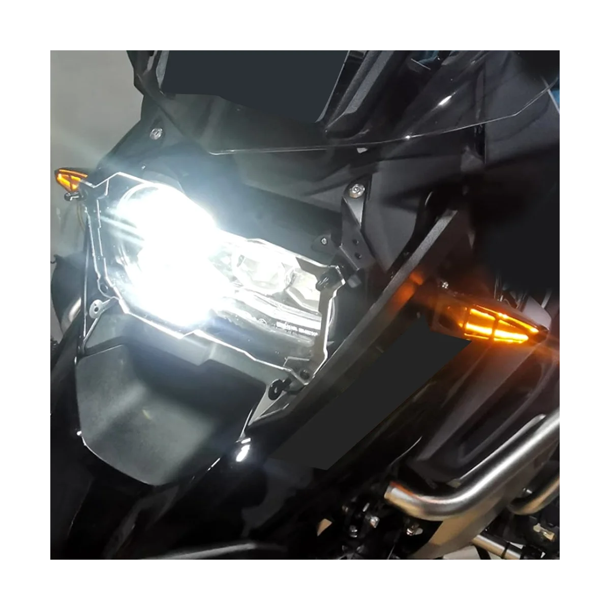 전면 LED 방향 지시등, BMW R1250GS S1000XR F900R 용 점멸등, 오토바이 액세서리