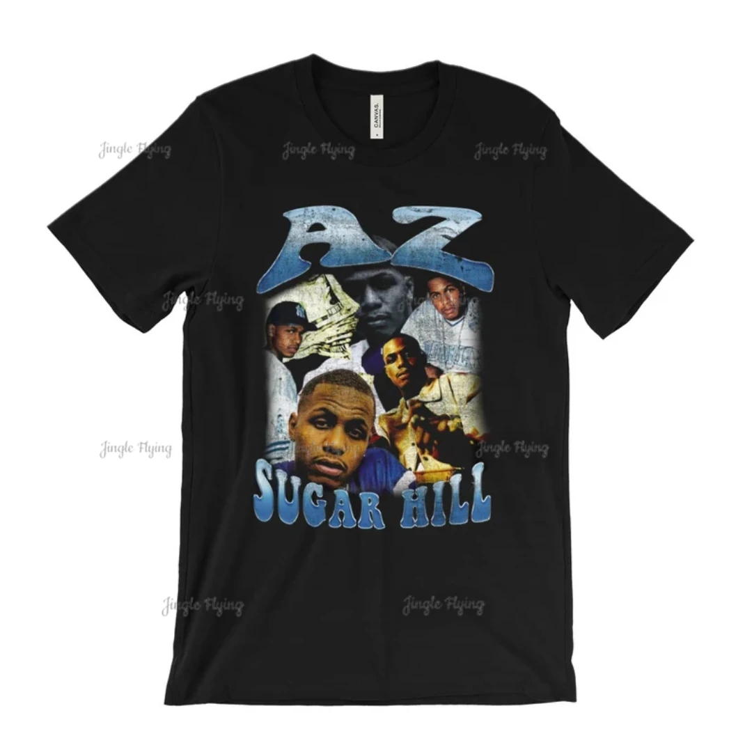 Az T-Shirt Sugar Hill The Firm Nas Foxy Brown Nature Firm Biz Illmatic One Love Vntg Rap Tee 90S Golden Era Hip Hop