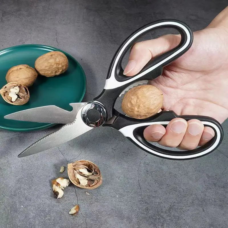 Kitchen Scissors Multifunction Stainless Steel Home Vegetable Chopping Chicken Bone Fish Food Multi-Purpose Tool