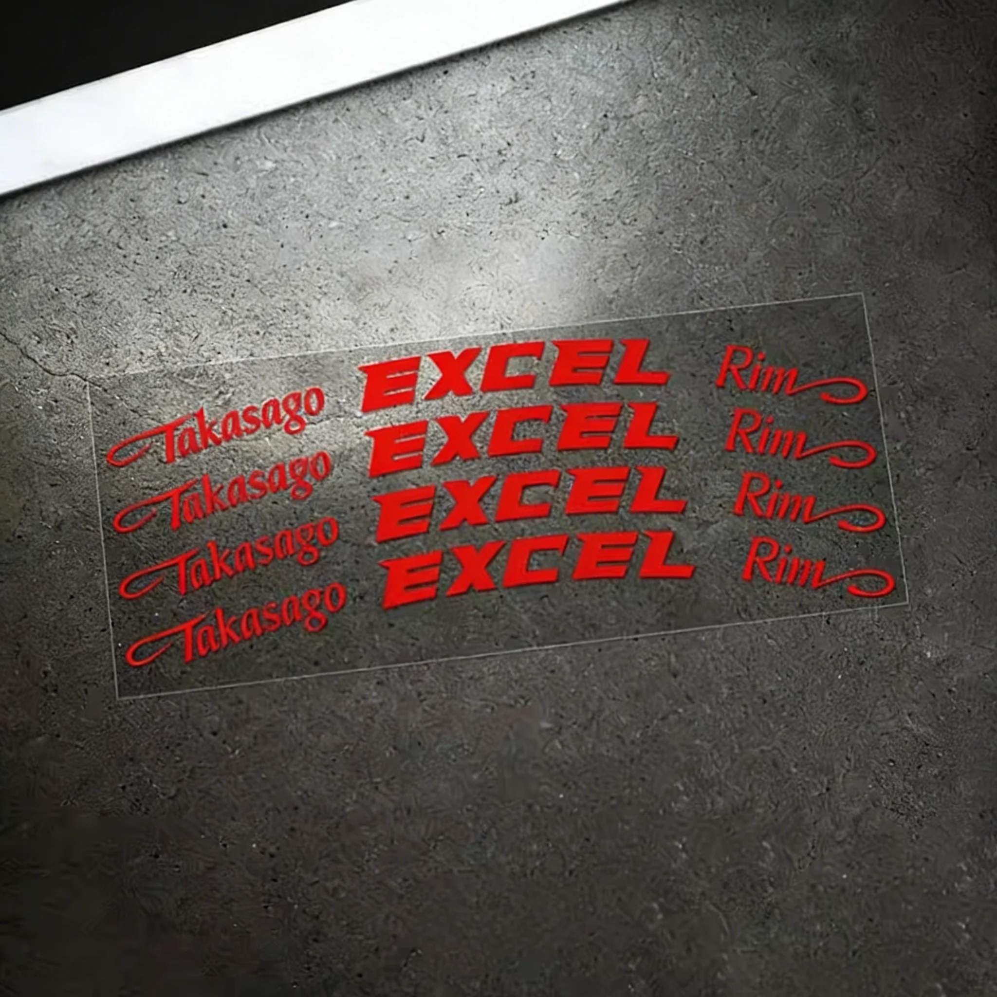 자동차 스타일링 스티커 데칼 오토바이 레이스 1719'' 휠 림 허브 EXCEL RIMS용 자동차 외부 액세서리