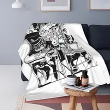 

Jibaku Shounen Hanako Kun Flannel Throw Blanket Yashiro Nene Anime Blankets for Bed Travel Super Warm Bedding Throws 09