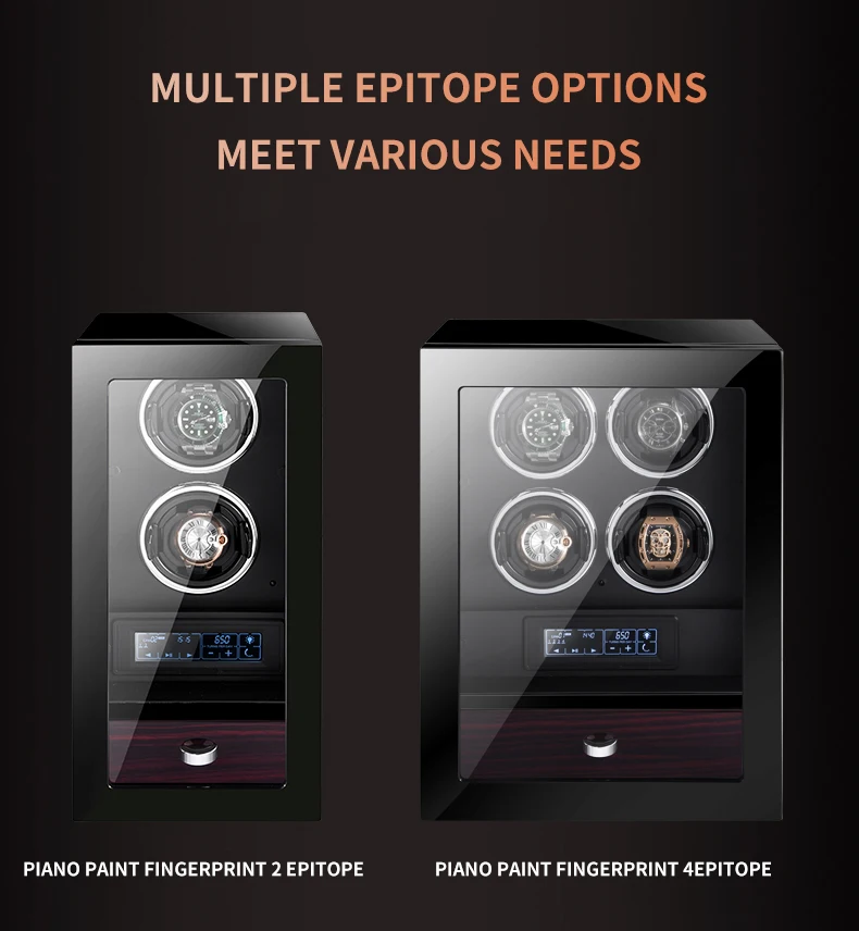 S9d937b969dc144c78125e2b1cce5a783Y Embers Mechanical Watch Winder Automatic Winding Wooden Watch Storage Box Fingerprint Safe With Jewelry Box