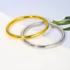 CARLIDANA High End 18K Plain Gold Plated Simple Design Dainty Rings Stainless Steel Trendy Simple Gold Plated Jewelry for Women 3