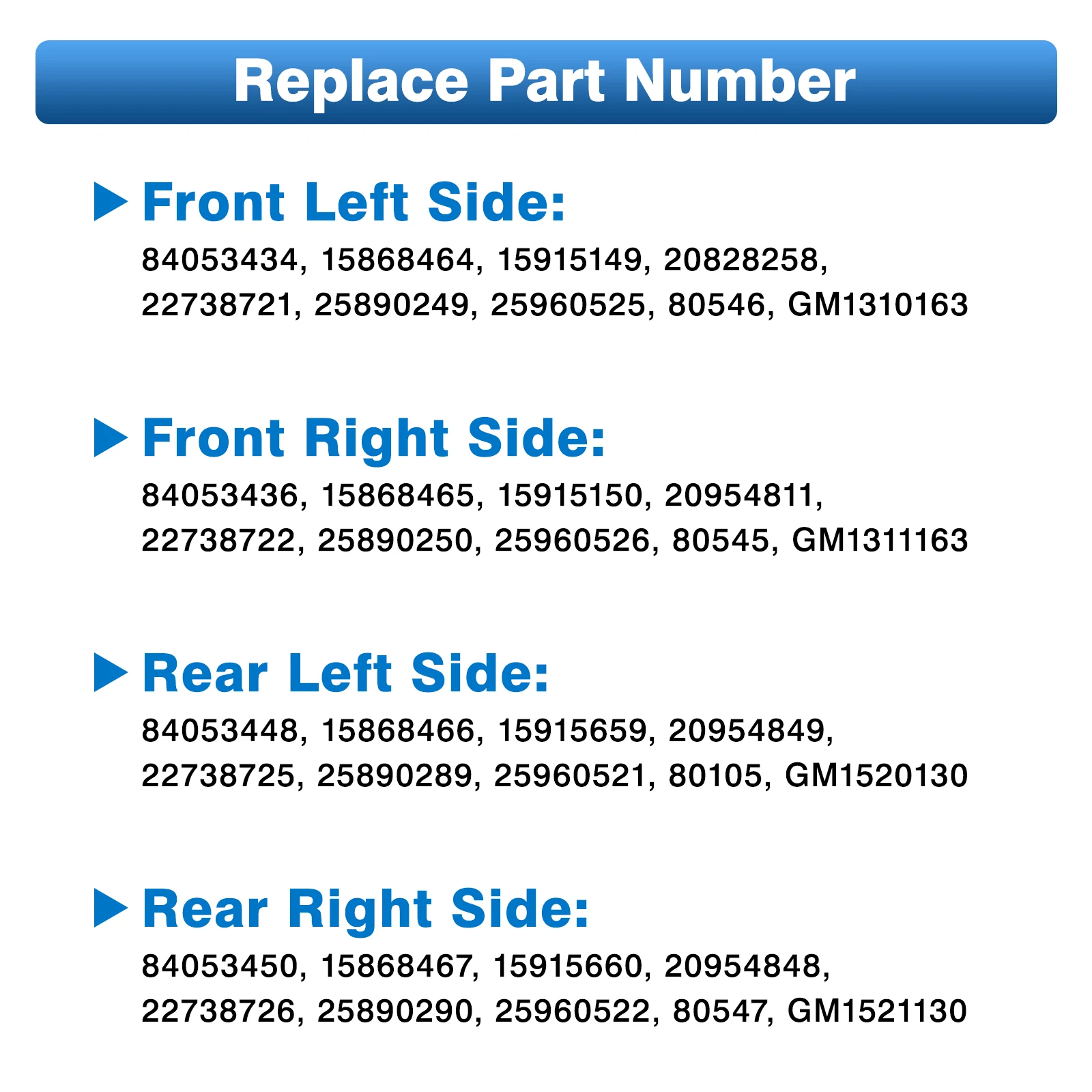 New Chrome Rear Passenger Side Exterior Door Handle For 07-13 Silverado Sierra - Foto 13