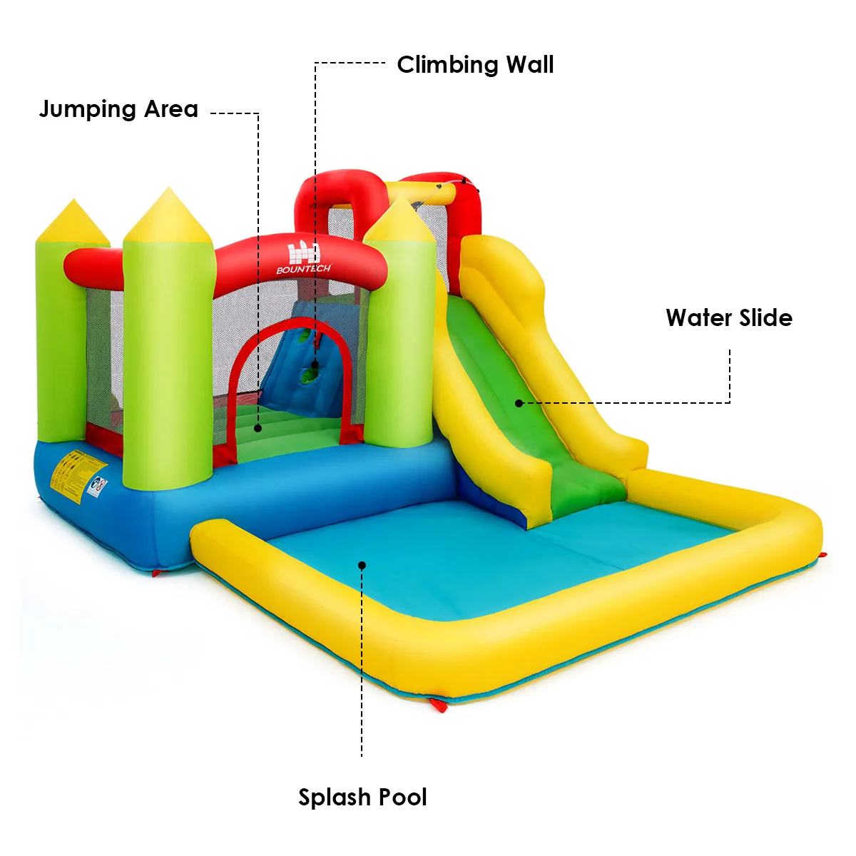 Inflatable Bounce House & Water Slide 6