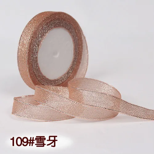 Elegant Glitter Satin Ribbon - Perfect for DIY Crafts, Gift Wrapping, and Party Decorations