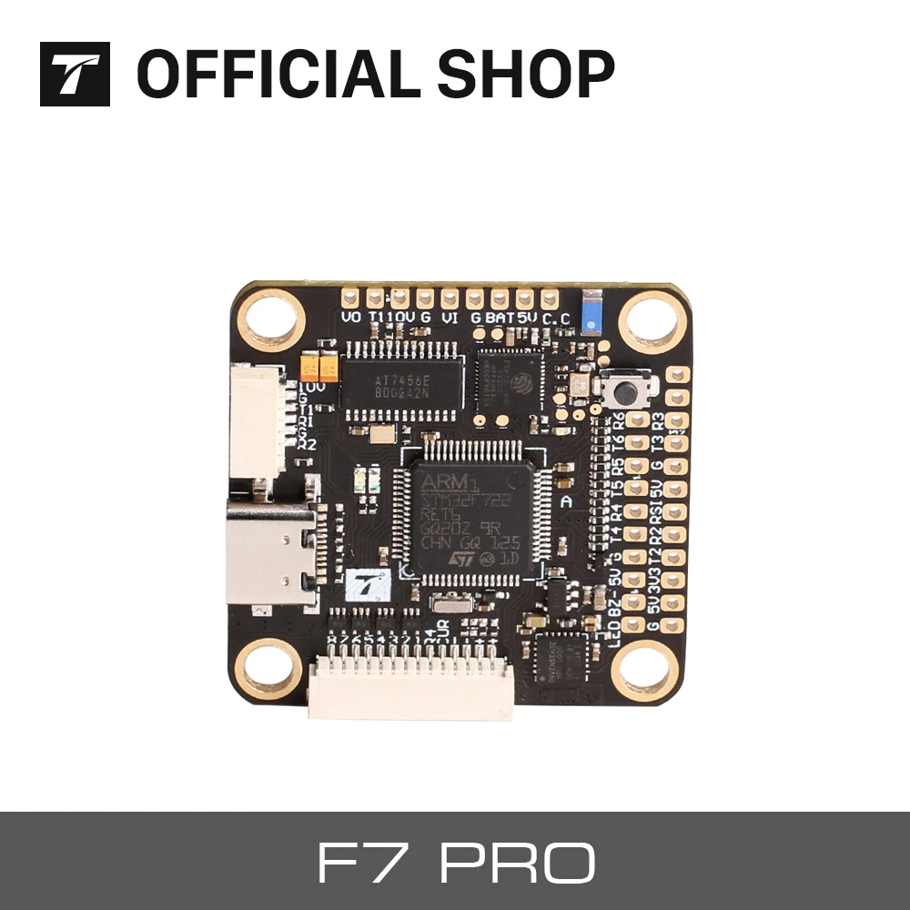 Полнофункциональный Контроллер полета 30x30 T-Motor F7 Pro с Wi-Fi и Bluetooth, FC для радиоуправляемого гоночного дрона FPV, подходит для DJI-устройств
