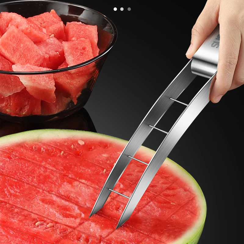 316 Stainless Steel Watermelon Cutter Fruit Divider Slicer Tool for Melon Fruit Vegetable Tools 1