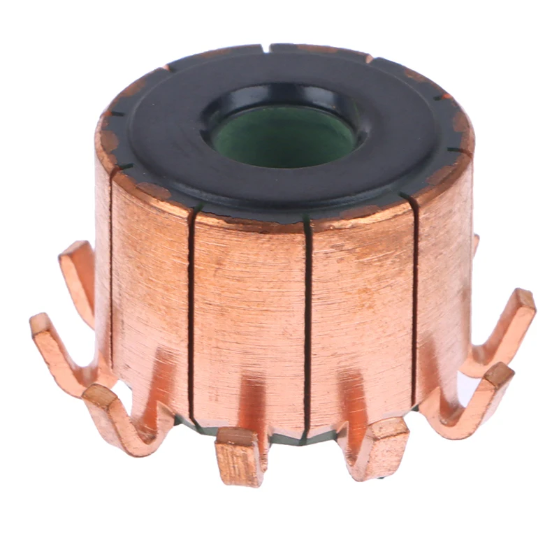 8*22.5*17.5mm 10P Teeth Copper Hook Type Electrical Motor Commutator Electronic Accessories