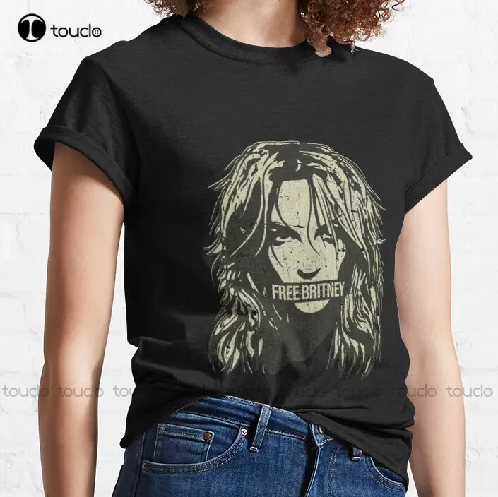 New Free Britney Classic 11 T-Shirt In Cotone T-Shirt Da Tennis Per Uomo Unisex