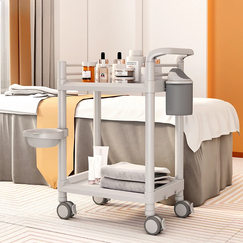 

Hairstylist Salon Trolley Medical Wheels Esthetician Salon Trolley Hairdressing Muebles Peluqueria Commercial Furniture YN50ST