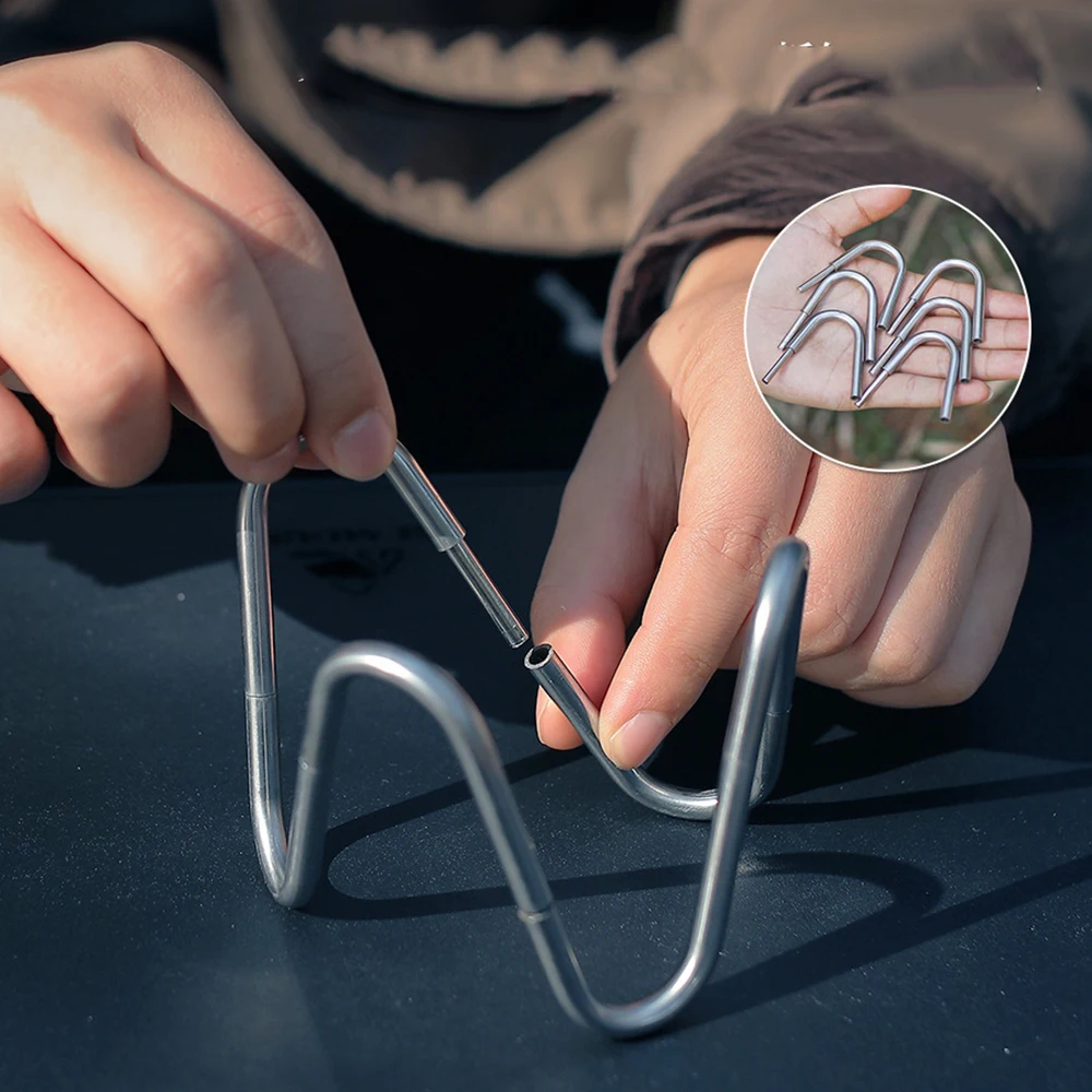 في الهواء الطلق التخييم الكحول موقد قوس الفولاذ ال...