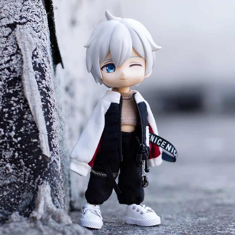 Ob11 Cool Chain Cargo Trousers Overalls Pant Doll Accessories For Nendoroids, Penny, Ymy, Molly,Gsc,Obitsu 11,Body9 Doll 2