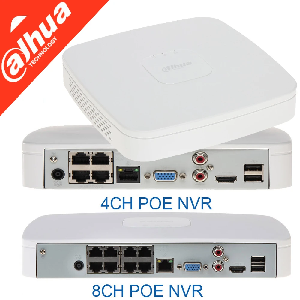 Разные языки Dahua DHI-NVR4108-8P-4kS2/L 8CH NVR 8MP Smart 1U 8PoE 4K & H.265 Lite DH-NVR4104-P-4kS2/L сетевой