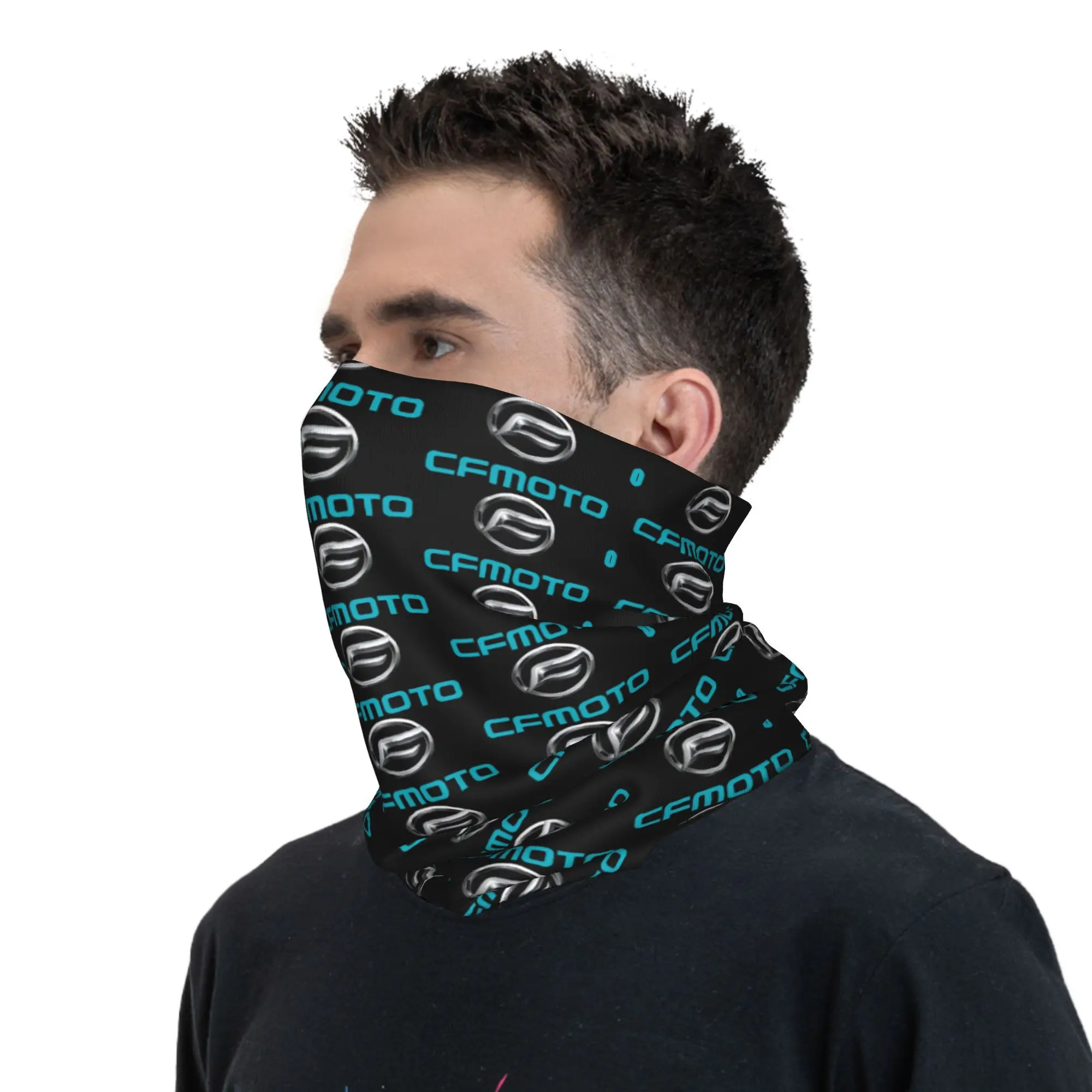 Motor-CFMotoes Racing Bandana Neck Gaiter for Hiking Camping Men Women Wrap Scarf Balaclava Warmer
