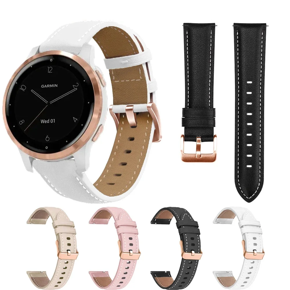Premium 20mm Leather Watch Band Strap