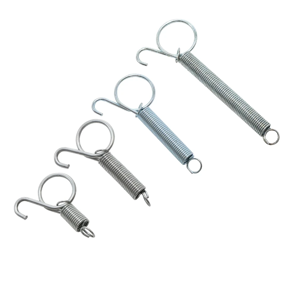 5pcs Rabbit Cage Door Spring Hooks Chicken Cage Utensil Fixed Hook